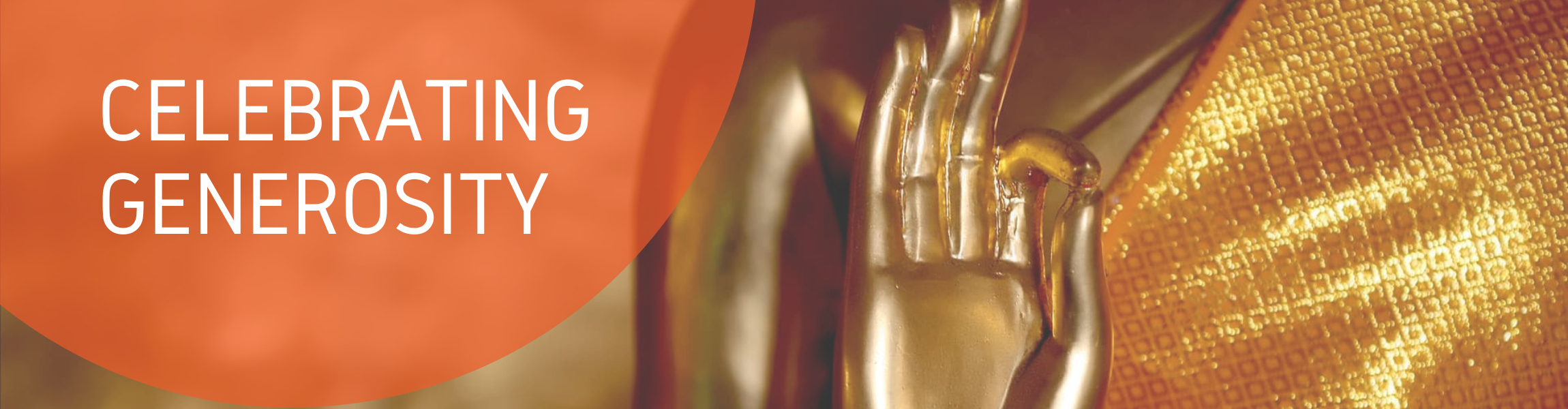 Image of golden Buddha's hand for Insight Dialogue Community's Community Report
